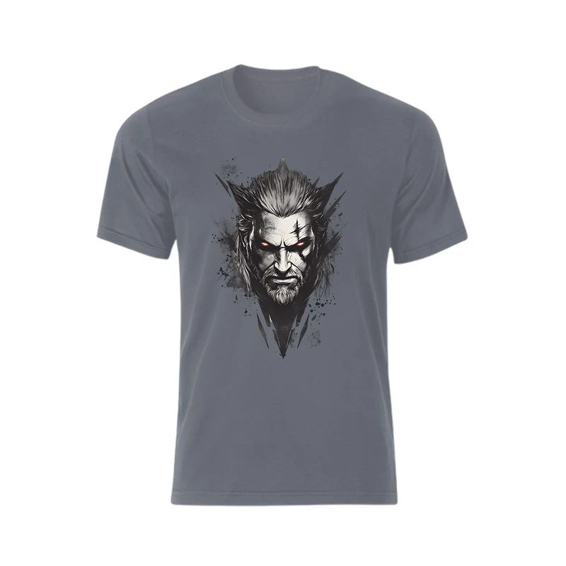 تی شرت آستین کوتاه مردانه مدل geralt sil