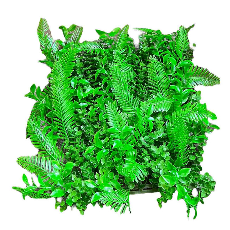 چمن مصنوعی آکواریوم مدل پرتراکم طرح برگ هاوایی سایز 25x25 سانتی متر