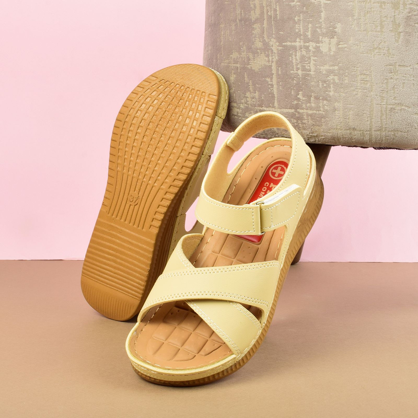 صندل زنانه پاپا مدل طبی ماساژوری CR.2793 - - 3