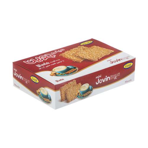 مينی جوين ماسالا با تزئين کنجد حاوی آرد جو گرجی - 450 گرم