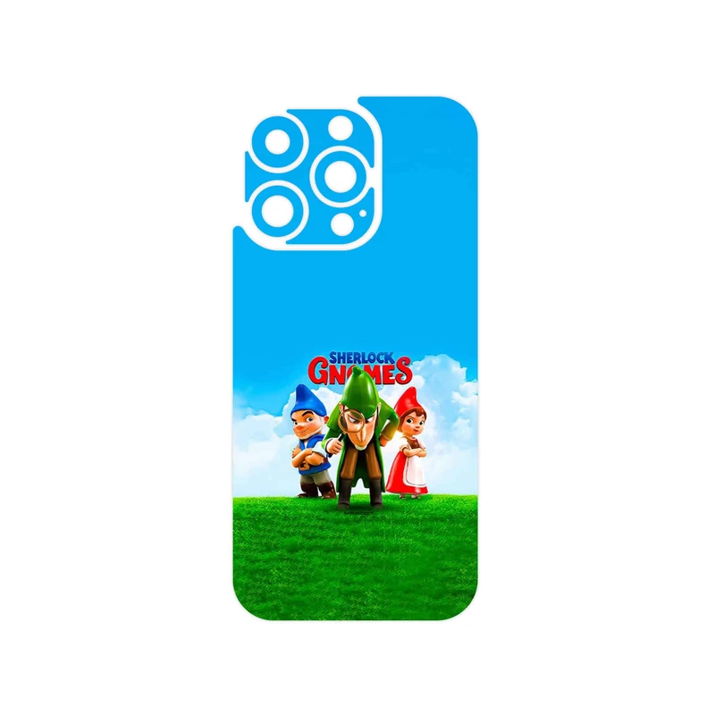 برچسب پوششی ماهوت مدل Sherlock Gnomes مناسب برای گوشی موبایل اپل iPhone 16 Pro