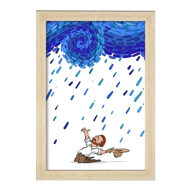 تابلو خندالو مدل ونسان ونگوگ کد F8774