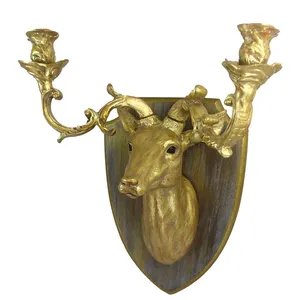 دیوارکوب طرح گوزن مدل شمعدان