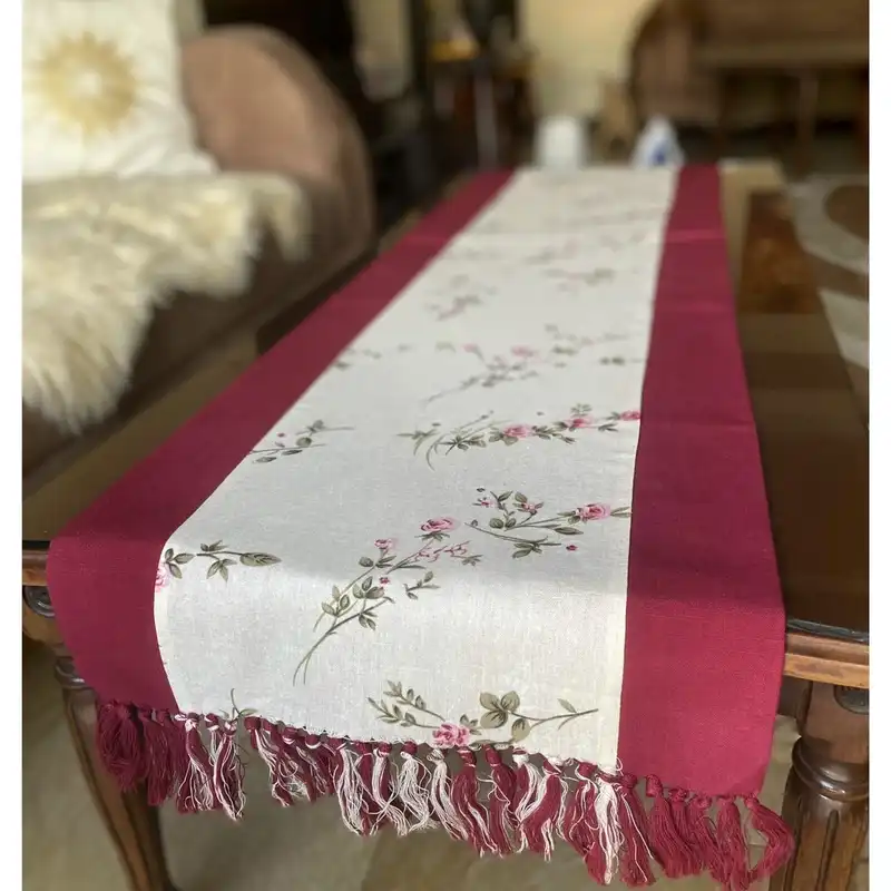 رانر طرح گل رز کد 754001