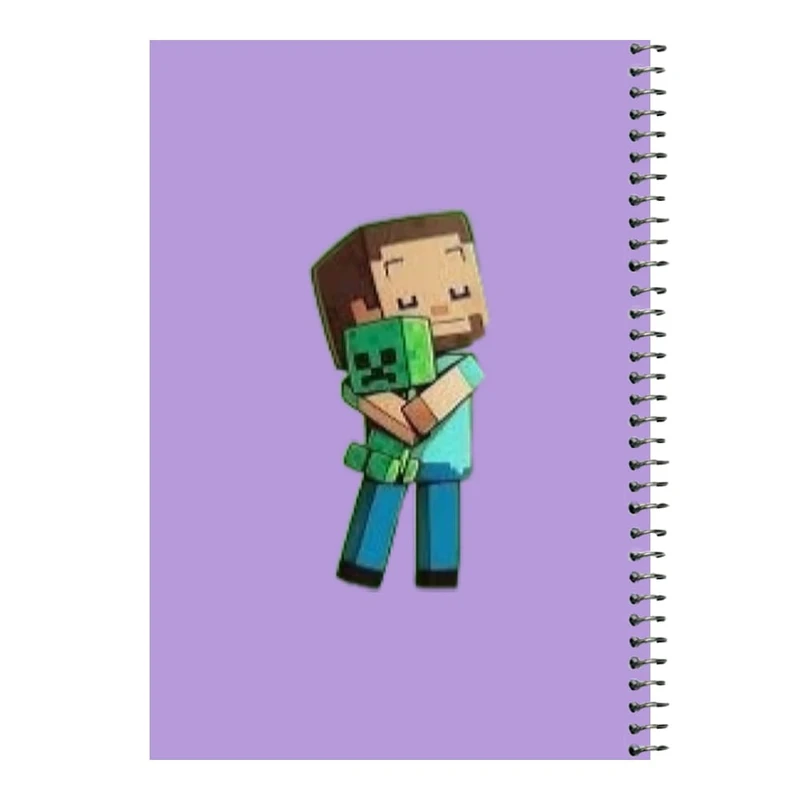 دفتر مشق 80 برگ اس جی مدل ماینکرفت کد۱   
