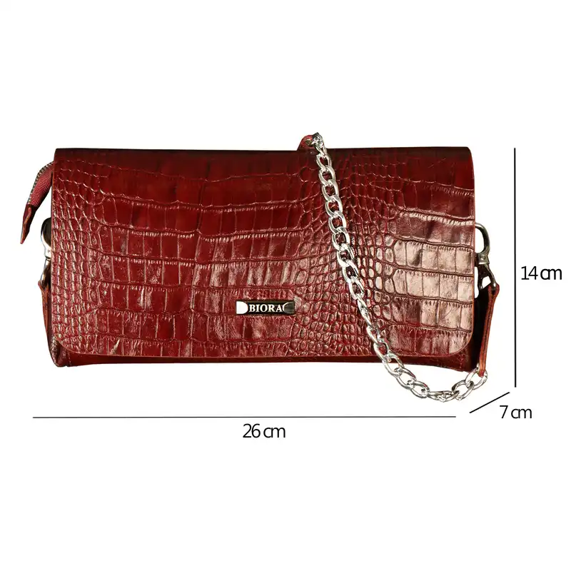 کیف دوشی زنانه بیورا مدل چرم طبیعی کد za4