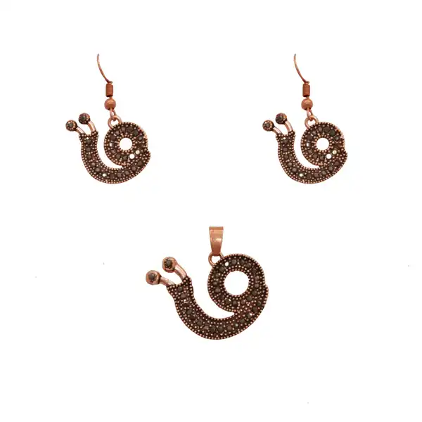 نیم ست زنانه مدل مارگازیت حلزون کد JW344