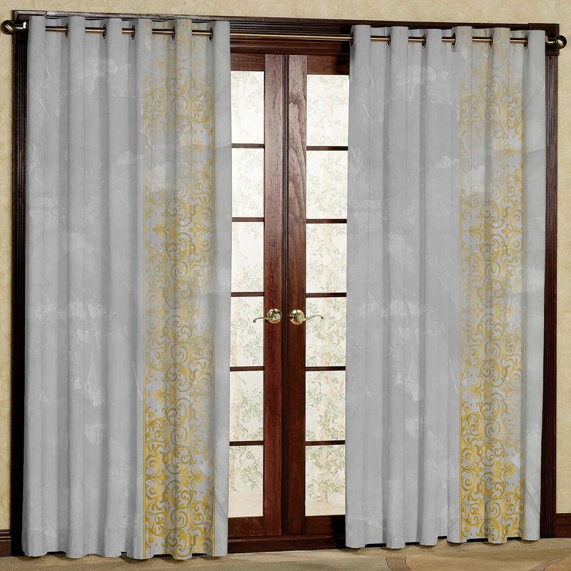 پرده مدل هازان پانچی کد 4485 سایز 140x200 سانتی متر