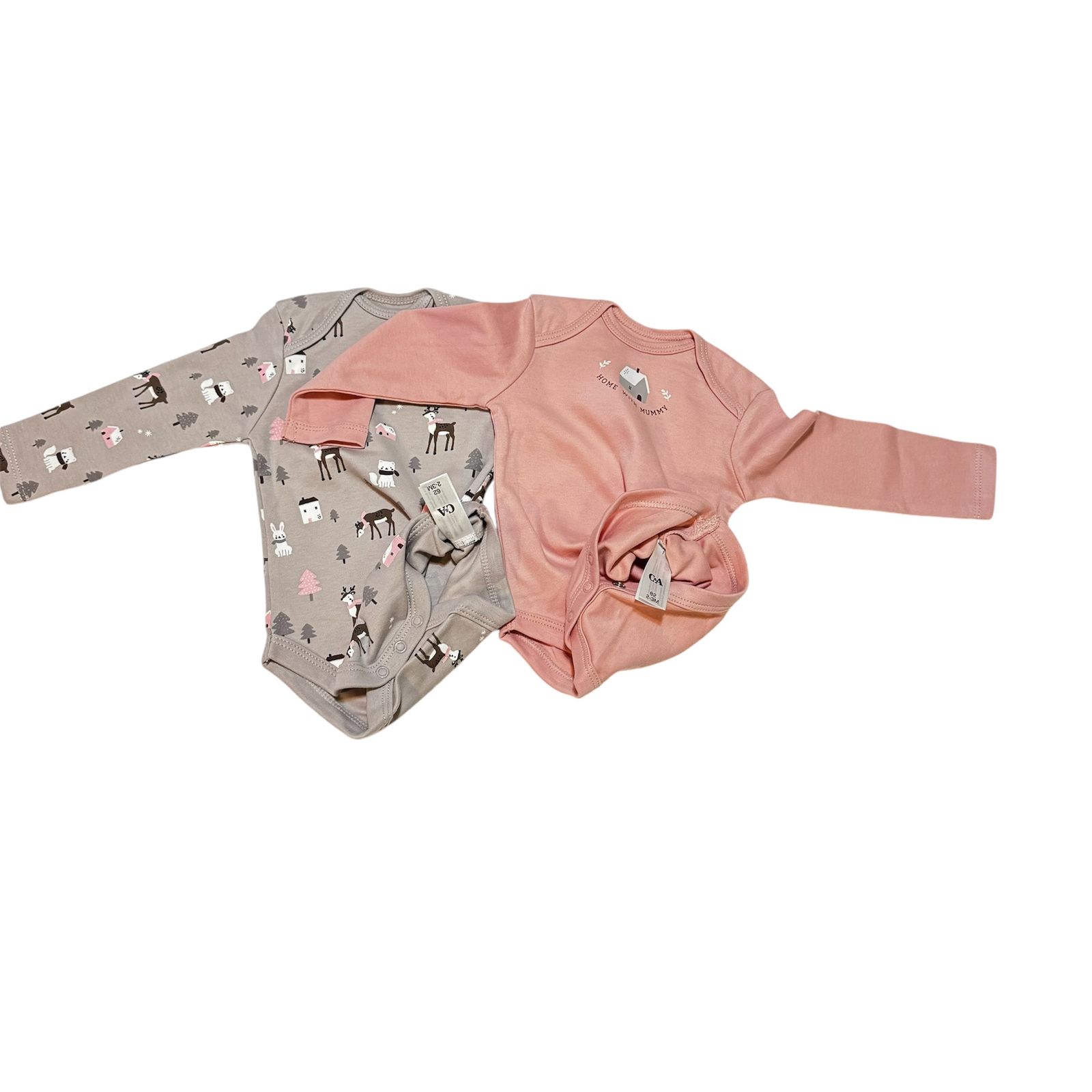 بادی آستین بلند نوزادی سی اند ای مدل 3523 مجموعه 2 عددی -  - 2