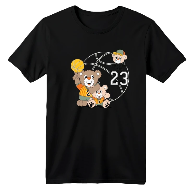 تی شرت آستین کوتاه بچگانه مدل بسکتبال