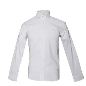 پیراهن آستین بلند مردانه مدل MB-HAG82080-PR.SAD.SE رنگ سفید