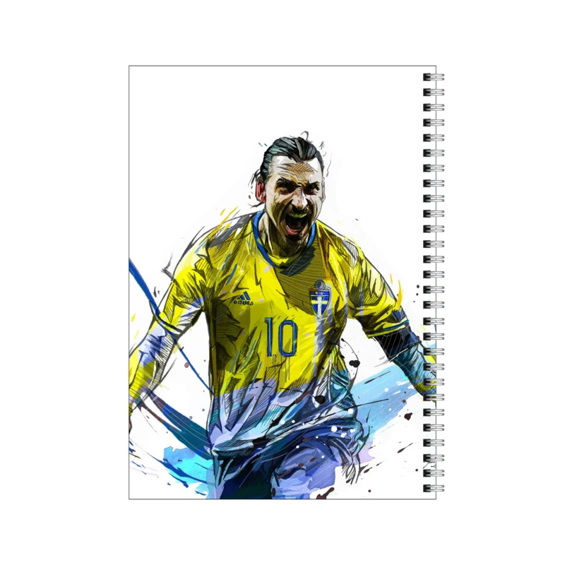 دفتر مشق 100 برگ بامبیلیپ طرح زالاتان فوتبالیست کد 5981811