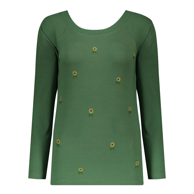 بلوز آستین بلند زنانه مدل گلدوزی کد 110302