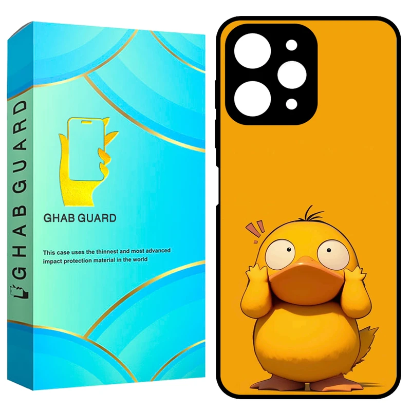 کاور قاب گارد طرح اردک مدل GCHPR12 مناسب برای گوشی موبایل شیائومی Redmi 12 4G / Redmi 12 5G / Poco M6 Pro 5G