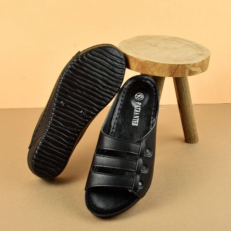 عکس شماره 4 : دمپایی زنانه پاتکان مدل طبی خار پاشنه کد bk.4097