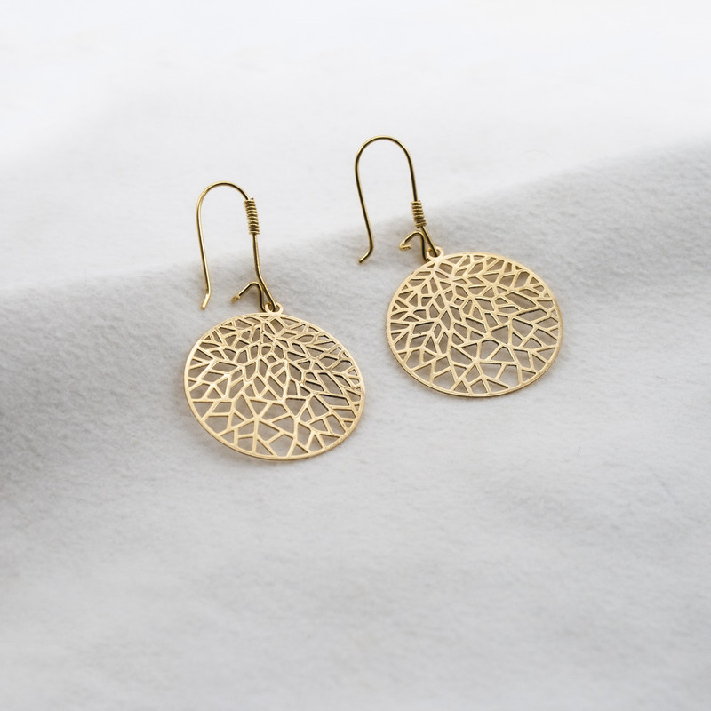 گوشواره طلا 18 عیار زنانه سهی مدل SE04