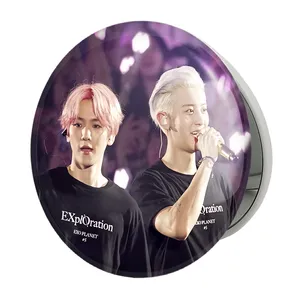 آینه جیبی خندالو طرح گروه اکسو EXO مدل تاشو کد 13600 