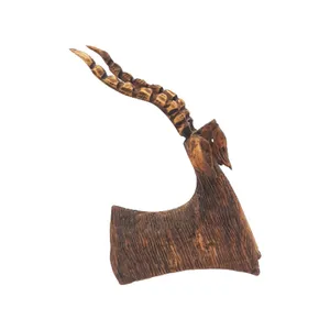 مجسمه چوبی مدل بز اخفش