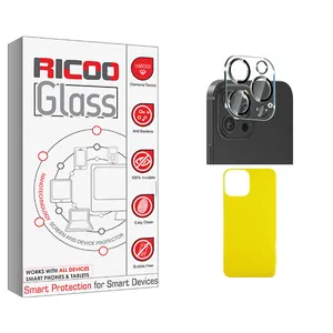 Ricoo Ricoo Glass FLL Back Protector For Apple iPhone 13 ProMax With Camera Lens Protector