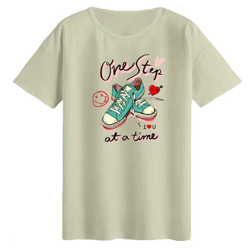 تی‌شرت لانگ آستین کوتاه زنانه مدل کتونی کد ۵