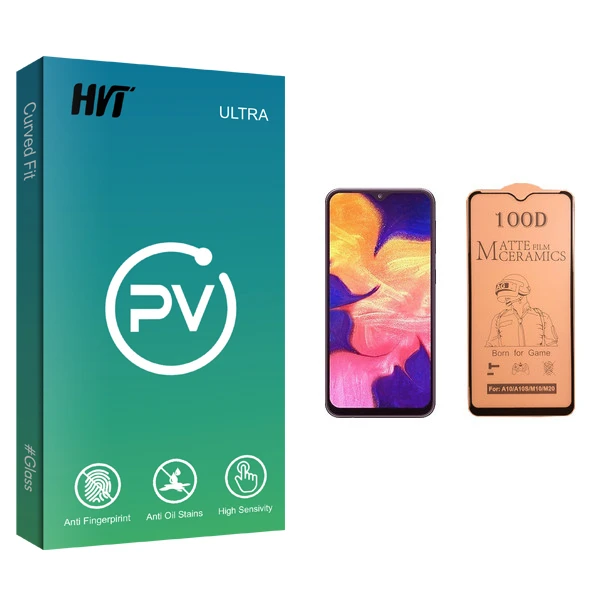 محافظ صفحه نمایش سرامیکی اچ وی تی مدل PV glass مناسب برای گوشی موبایل سامسونگ Galaxy A10