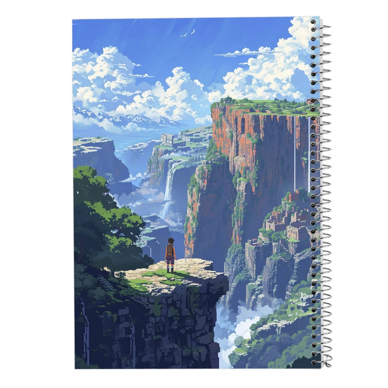 دفتر مشق 50 برگ مدوپد مدل طبیعت کد DF15417