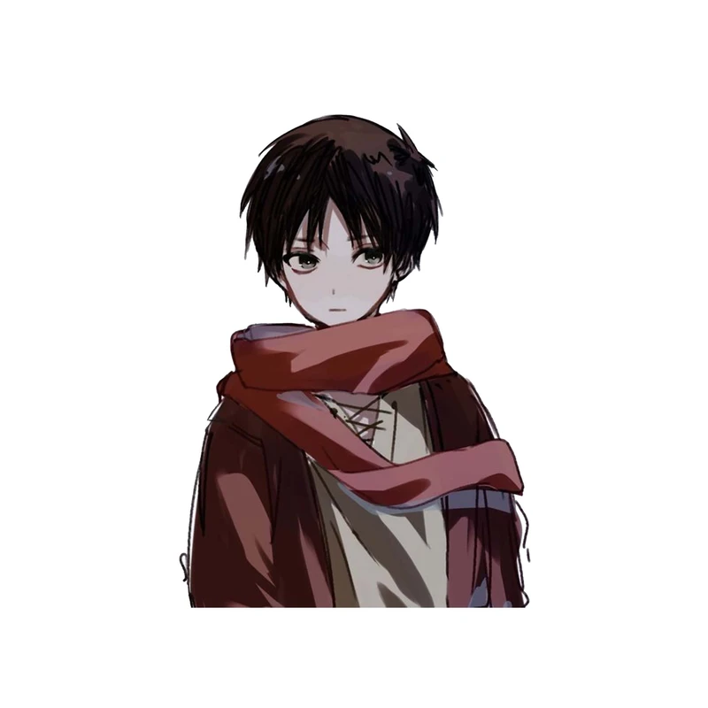 استیکر لپ تاپ و موبایل مدل انیمه طرح حمله به تایتان ارن یگر Attack on Titan Eren Yeager کد 4269