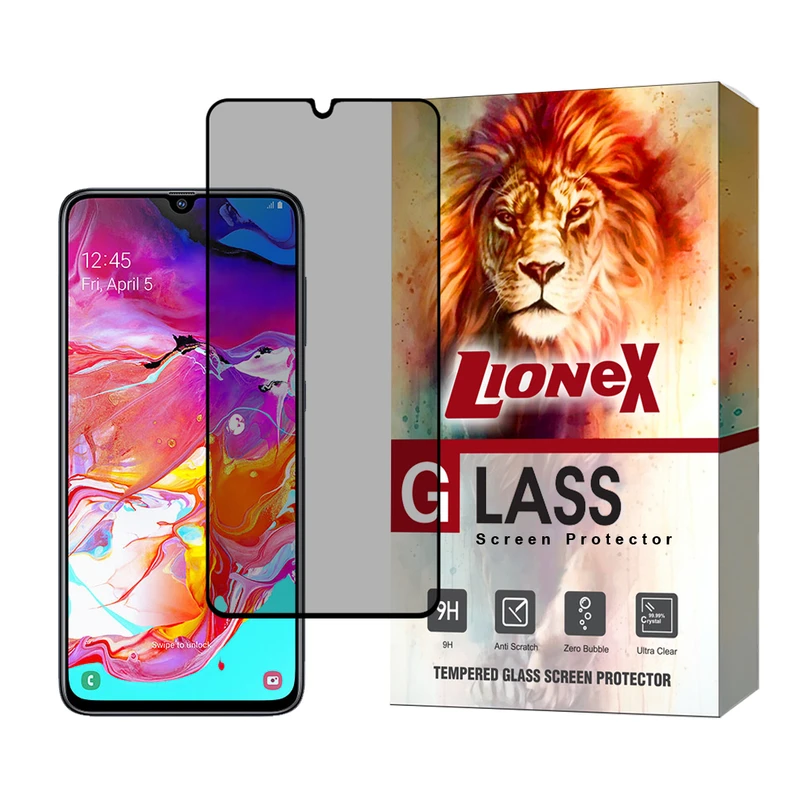 محافظ صفحه نمایش حریم شخصی لایونکس مدل PRIVFULLL مناسب برای گوشی موبایل Galaxy A31 / A32 4G / M32 4G / A33 5G