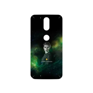 MAHOOT Scarlett Johansson Cover Sticker for Motorola Moto G4