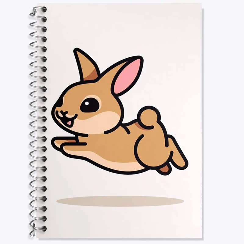 دفتر لغت 50 برگ خندالو مدل خرگوش کد 28184