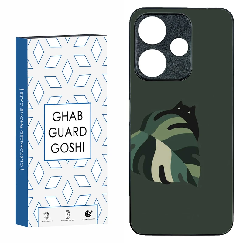 کاور قاب گارد گوشی طرح گربه کد TPU-048 مناسب برای گوشی موبایل شیائومی  REDMI 13  