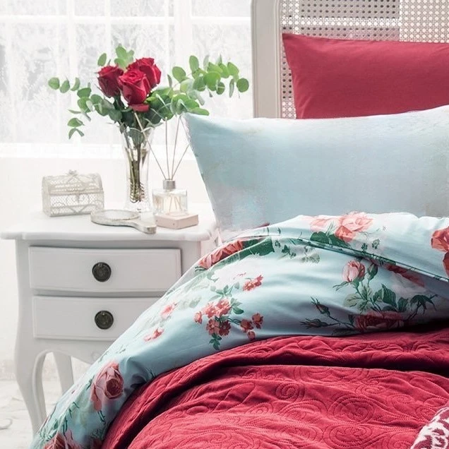 روکش لحاف دو نفره انگلیش هوم مدل Rosejoy سایز 220x200 سانتی‌متر