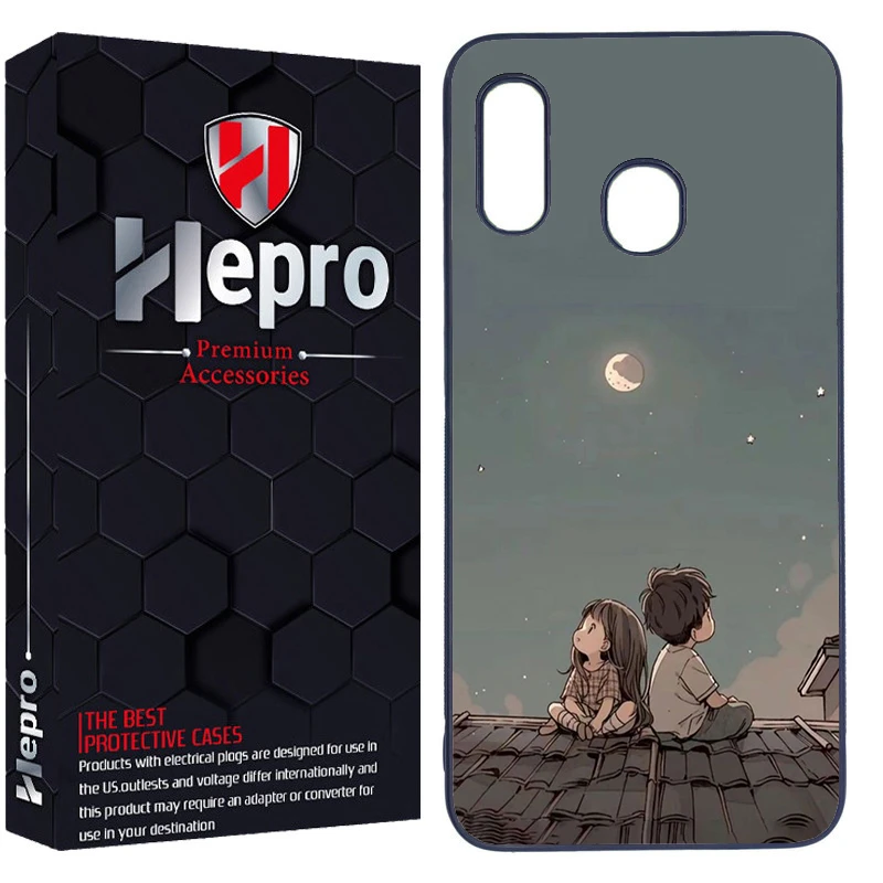 کاور هپرو طرح پسر و دختر کد Dimo-183 مناسب برای گوشی موبایل سامسونگ Galaxy A20/A30