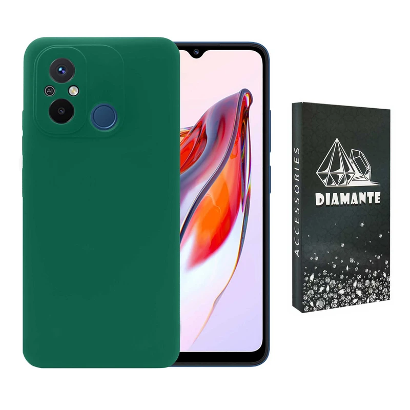 کاور دیامانته مدل sili_77 Bk مناسب برای گوشی موبایل شیائومی Redmi 12C