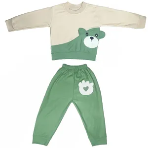 ست سویشرت و شلوار راحتی بچگانه مدل خرسی