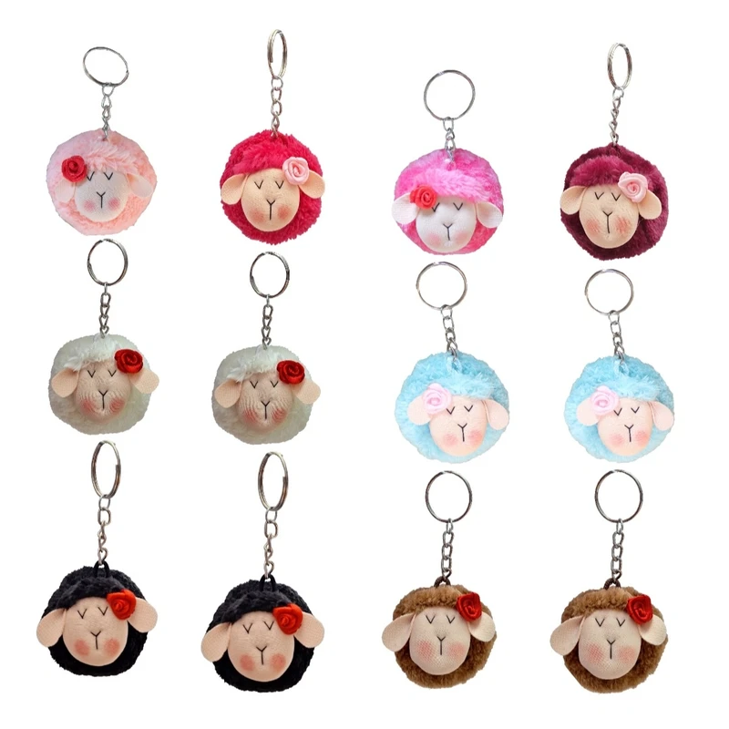 جاکلیدی دخترانه مدل گوسفند بسته 12 عددی