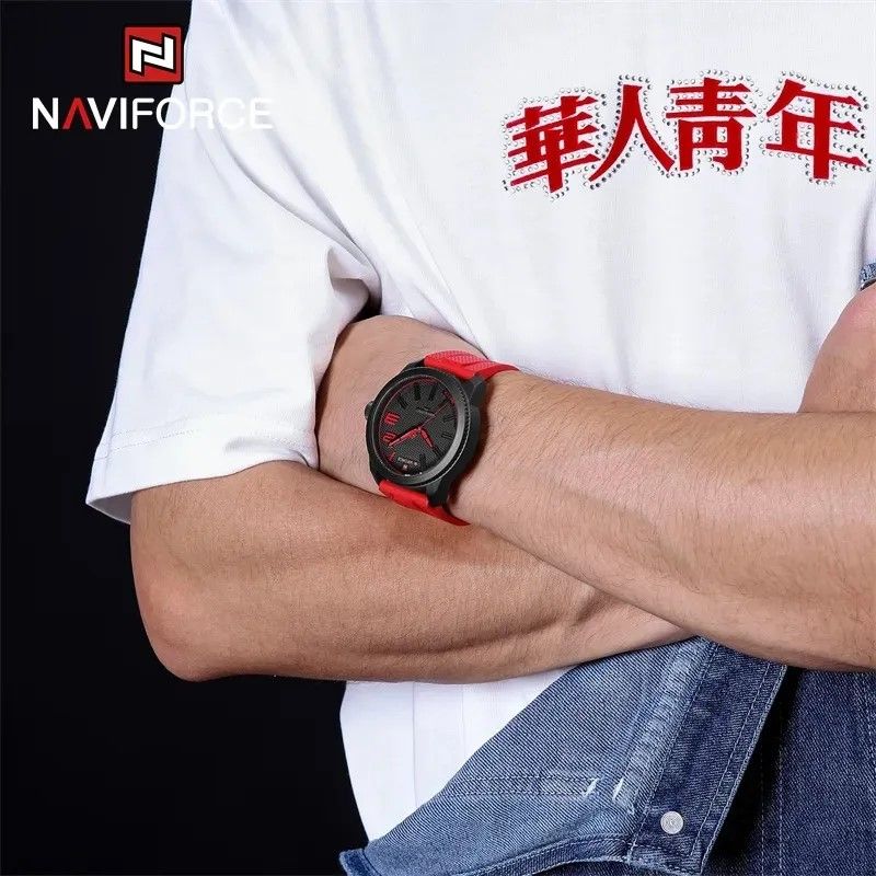 ساعت مچی عقربه‌ای مردانه نیوی فورس مدل NF9202BBR -  - 4