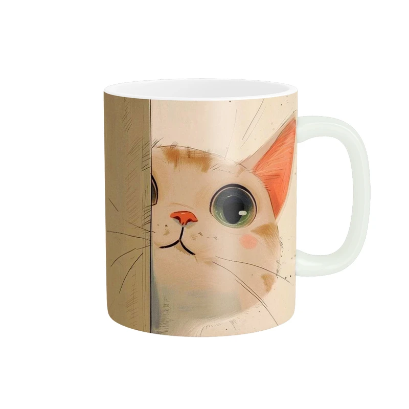 ماگ پاد آفرین طرح گربه کد 2618