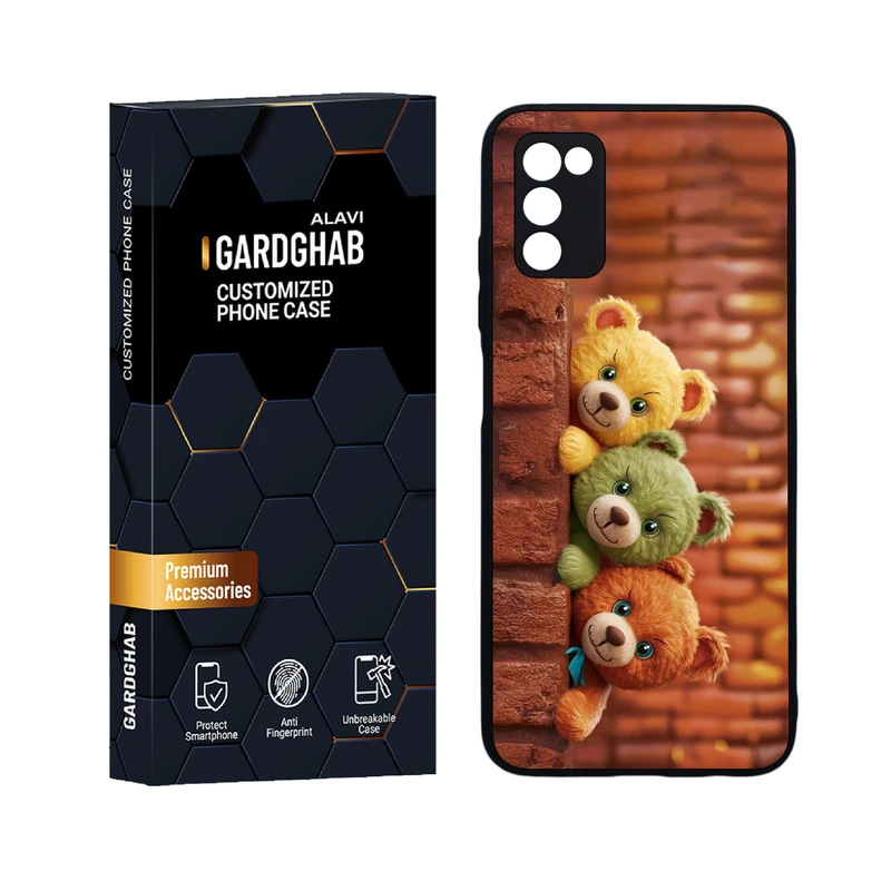 کاور گارد قاب علوی دورژله ای مدل کارتونی و انیمه مناسب برای گوشی موبایل سامسونگ Galaxy A03s