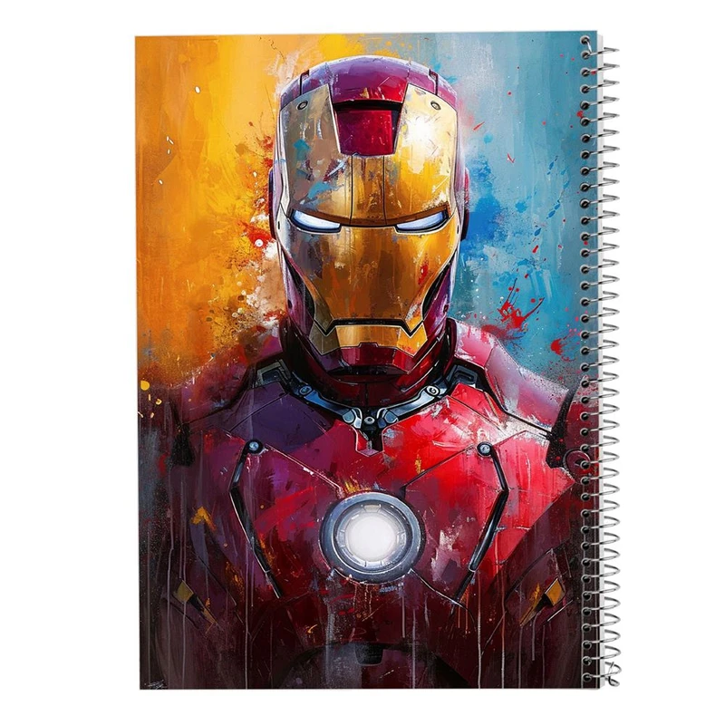 دفتر نقاشی 50 برگ مدوپد مدل مردآهنی (Iron man) کد DF15650