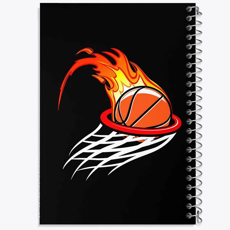 دفتر شطرنجی 50 برگ خندالو طرح بسکتبال Basketball کد 26459