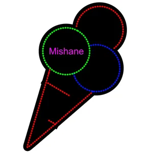 تابلو ال ای دی میشانه مدل بستنی کد 300