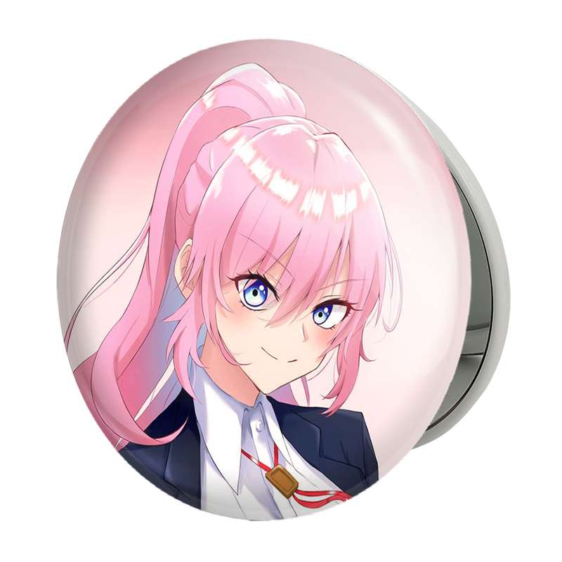 آینه جیبی خندالو طرح شیکیموری سان انیمه شیکیموری مدل تاشو کد 15881