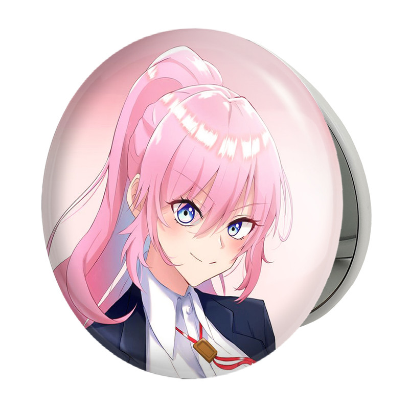 آینه جیبی خندالو طرح شیکیموری سان انیمه شیکیموری مدل تاشو کد 15881