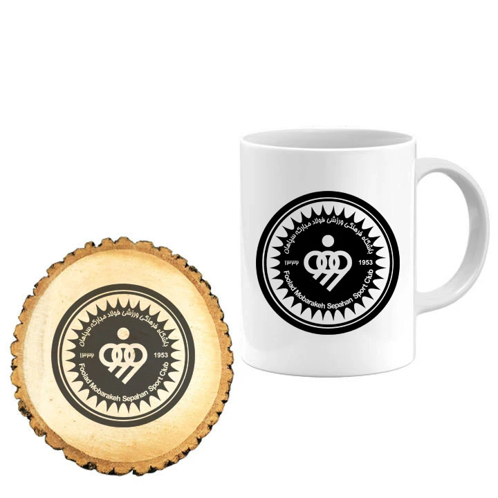 ماگ گالری وبفر مدل سپاهان به همراه زیر لیوانی