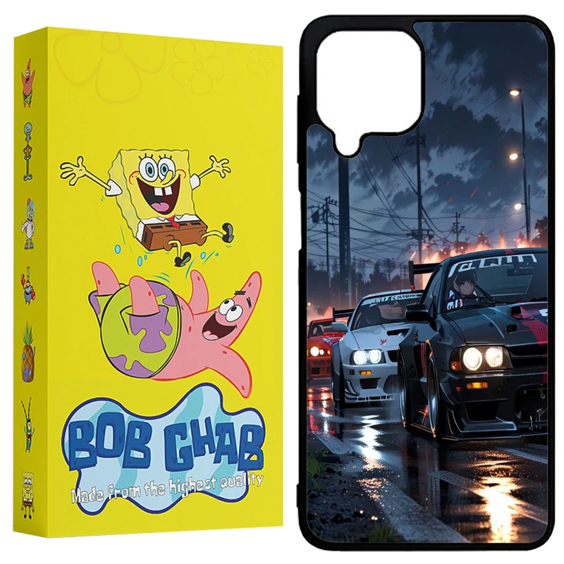 کاور باب قاب طرح ماشین مدل BCPA224 مناسب برای گوشی موبایل سامسونگ Galaxy A22 4G / M22 4G / M32 4G