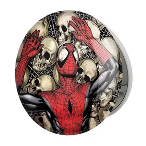 آینه جیبی خندالو طرح مرد عنکبوتی Spider Man مدل تاشو کد 13190 