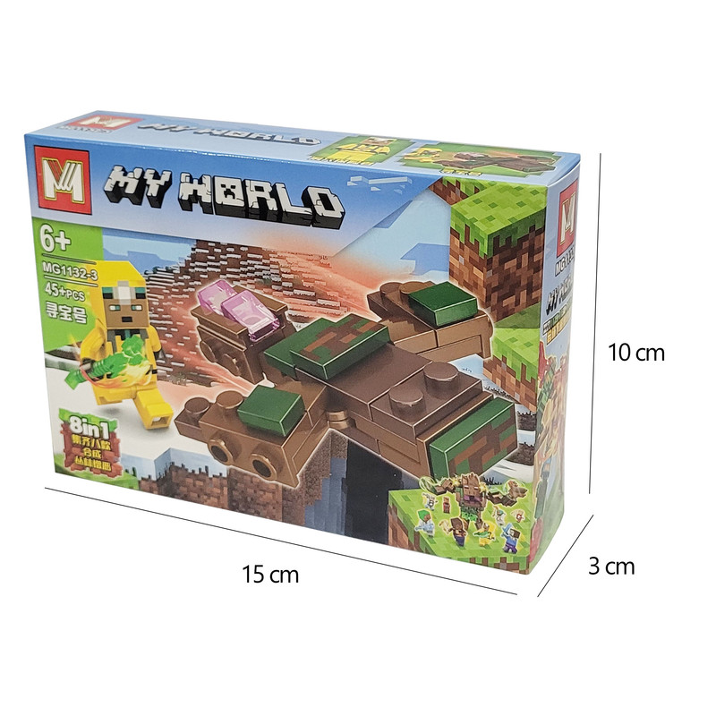 ساختنی 45 تکه مدل ماینکرافت کد 11323