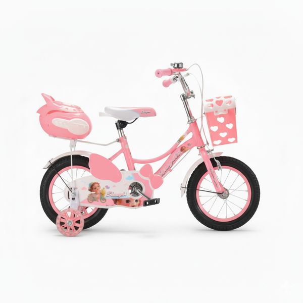 دوچرخه کودک شهری مدل دخترانه شنگدی سایز طوقه 16 اینچ