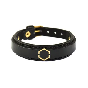 دستبند طلا 18 عیار مردانه فرشته طرح هندسی کد UBCHL0006-0019